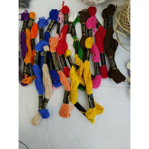 Friendship Bracelet Wooden Beads Jewelry Crafts Embroidery Floss Thread - Picture 7 of 10